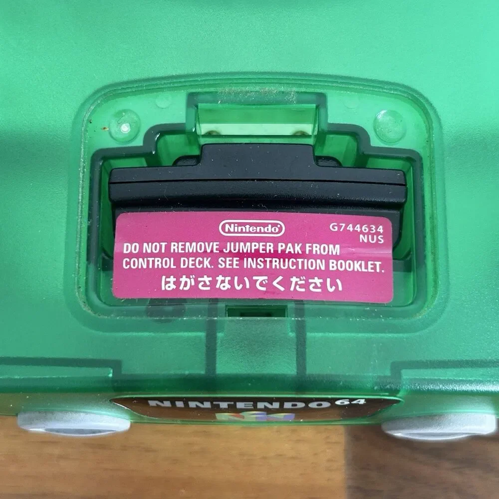 Nintendo quality translucent green